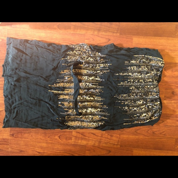 French Connection Silver Simmons Sequin Dress - Picture 7 of 8